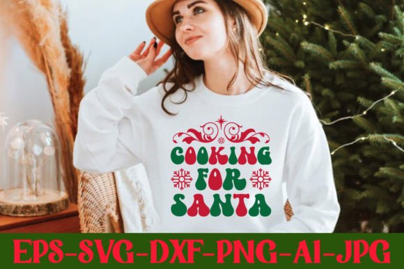 Cooking for Santa Retro Svg Design Review