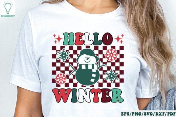 Hello Winter Retro SVG Review
