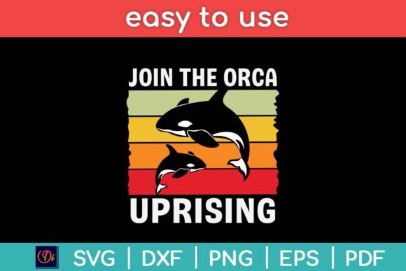 Join the Orca Uprising Whales Retro Svg Review