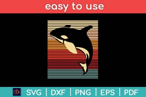 Killer Whale Retro Svg Design Review