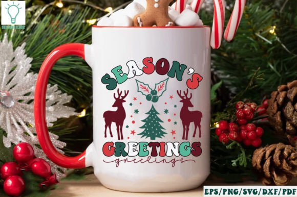 Season s Greetings Retro SVG Review